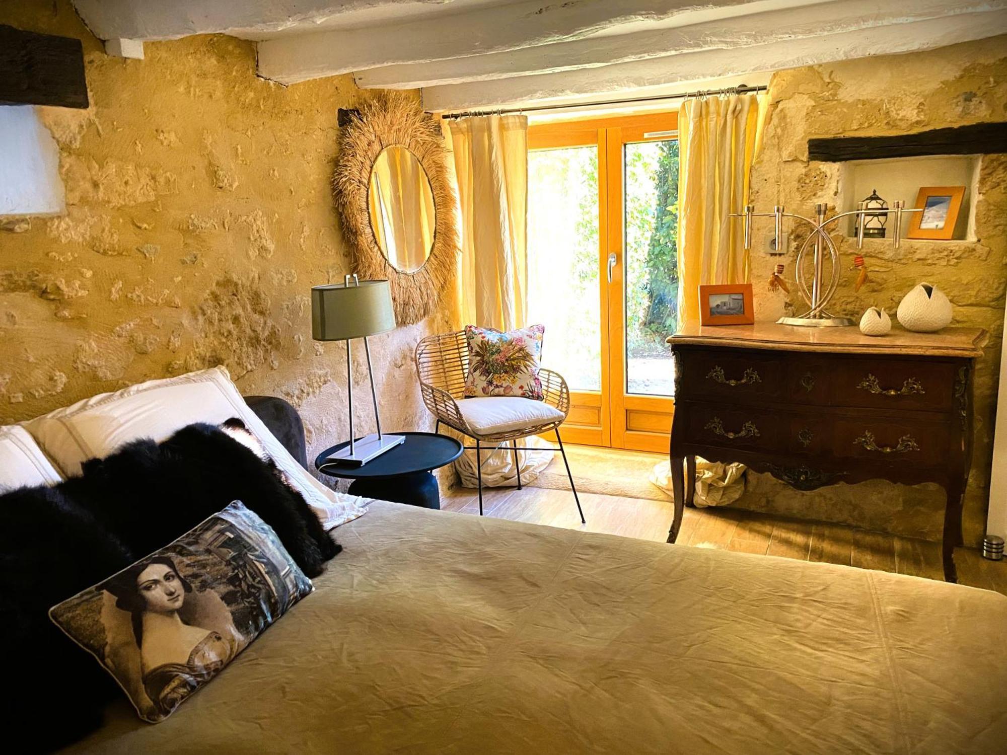 Gite Les Pierres Blondes Groléjac Habitación foto